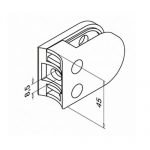 Middle D Glass Clamp